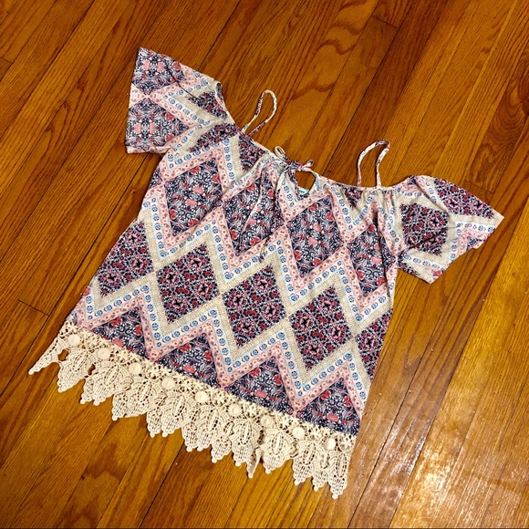 Maurices Tops - Cold Shoulder Lace Top